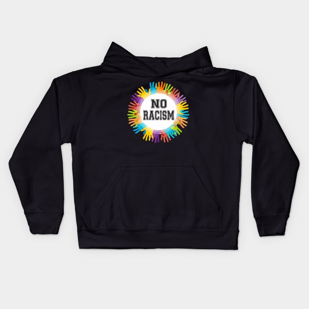 Make racism wrong again Kids Hoodie by Work Memes